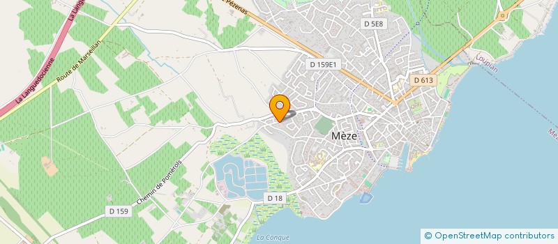 localisation de l'entreprise MONSIEUR GEORGES VIUDEZ à MEZE