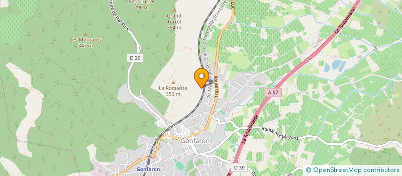 localisation de l'entreprise MONSIEUR GEORGES VLAEMINCK à GONFARON