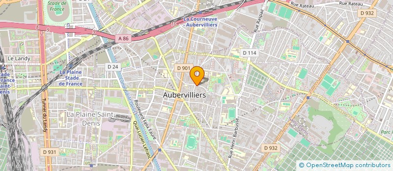 localisation de l'entreprise MONSIEUR GEORGES VOLOSHIN  AUBERVILLIERS