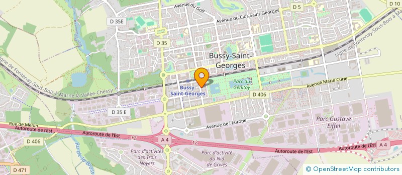 localisation de l'entreprise MONSIEUR GEORGES VUONG  BUSSY-SAINT-GEORGES