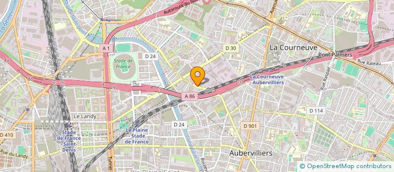 localisation de l'entreprise MONSIEUR GEORGES WACKENHFIM à AUBERVILLIERS
