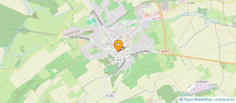 localisation de l'entreprise MONSIEUR GEORGES WENDLING  BOUXWILLER