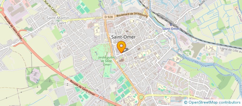 localisation de l'entreprise MONSIEUR GEORGES WIDENT  SAINT-OMER