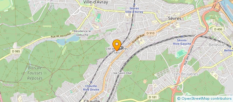 localisation de l'entreprise MONSIEUR GEORGES-WILLIAM DAHOUET-BOIGNY à CHAVILLE