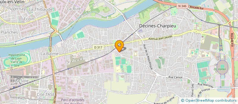 localisation de l'entreprise MONSIEUR GEORGES WINTERSTEIN  DECINES-CHARPIEU