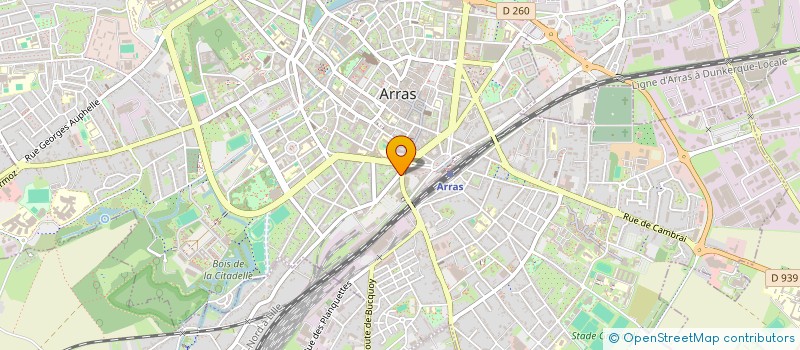 localisation de l'entreprise MONSIEUR GEORGES WINTERSTEIN à ARRAS