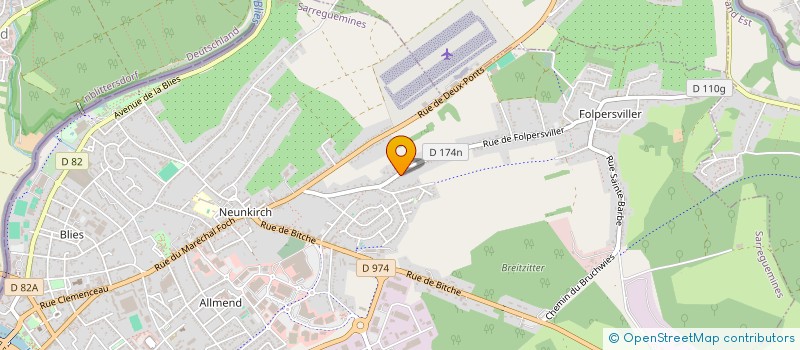 localisation de l'entreprise MONSIEUR GEORGES WINTERSTEIN à SARREGUEMINES