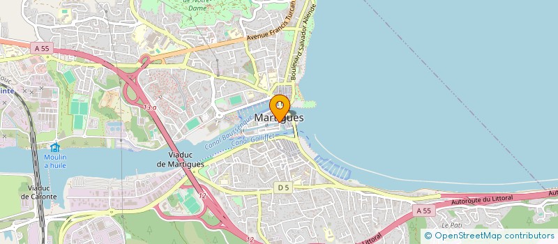 localisation de l'entreprise MONSIEUR GEORGES XUEREB à MARTIGUES