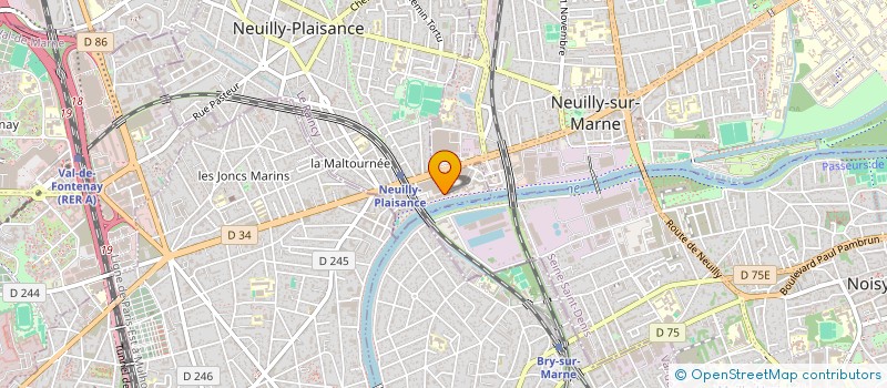 localisation de l'entreprise MONSIEUR GEORGES YAM  NEUILLY-PLAISANCE