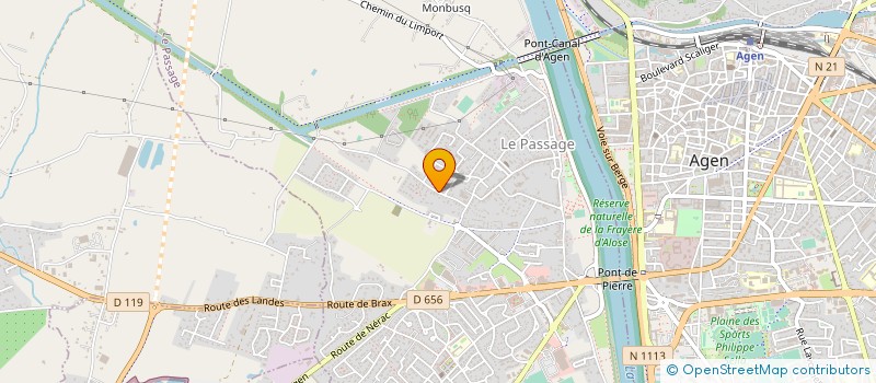 localisation de l'entreprise MONSIEUR GEORGES ZAMPIERRI  LE PASSAGE