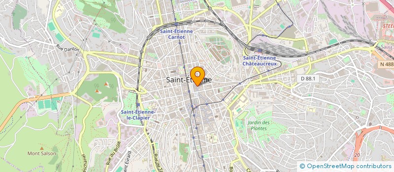 localisation de l'entreprise MONSIEUR GEORGES ZAROUR à SAINT-ETIENNE