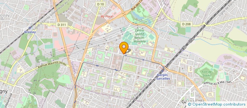 localisation de l'entreprise MONSIEUR GEORGES ZEITOUN à SARCELLES