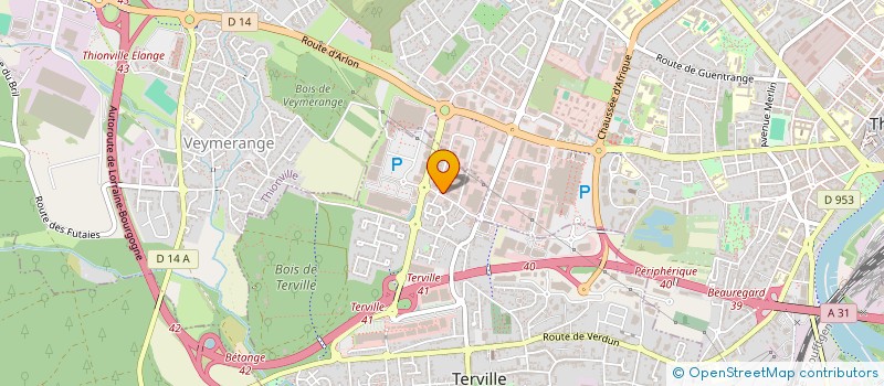 localisation de l'entreprise MONSIEUR GEORGES ZIMMER  TERVILLE