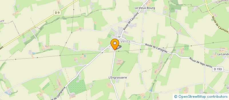 localisation de l'entreprise MONSIEUR GEORGET LEPINAY  CAUMONT-SUR-AURE