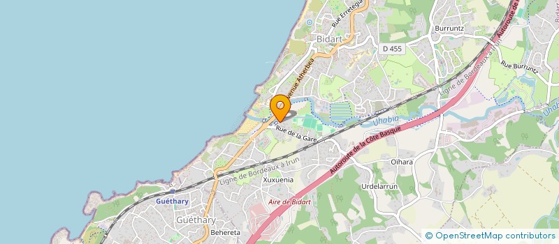 localisation de l'entreprise MONSIEUR GEORGETTE LEMERAIN  GUETHARY