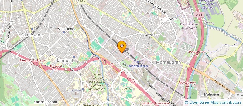 localisation de l'entreprise MONSIEUR GEORGI GEORGIEV  TOULOUSE