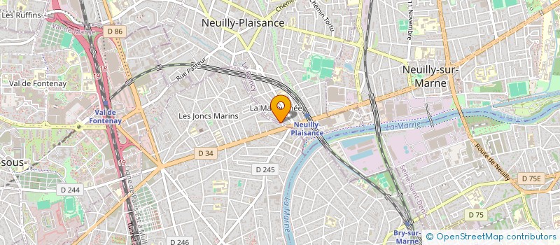 localisation de l'entreprise MONSIEUR GEORGI LAZAROV  NEUILLY-PLAISANCE