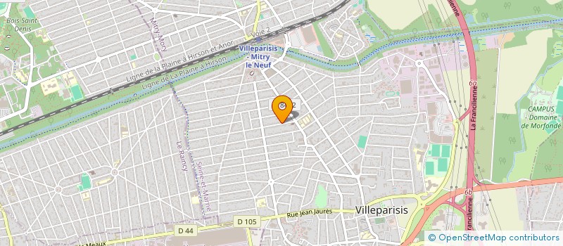 localisation de l'entreprise MONSIEUR GEORGIAN CICIO  VILLEPARISIS