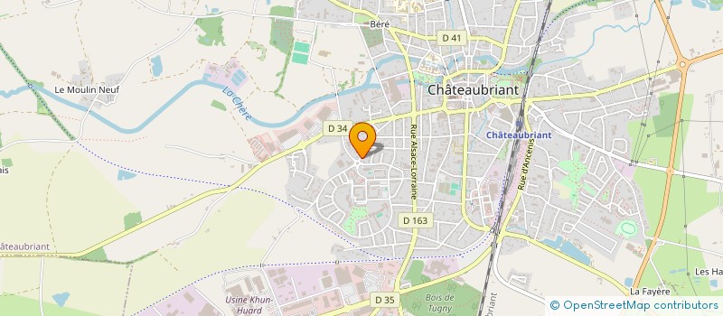 localisation de l'entreprise MONSIEUR GEORGIAN-LAURENTIU ZAHARIA  CHATEAUBRIANT