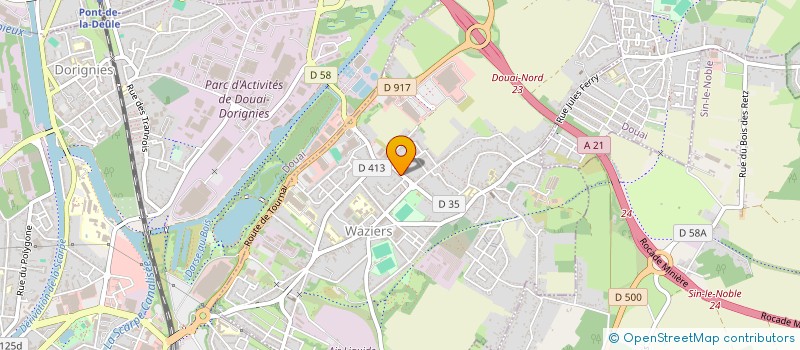 localisation de l'entreprise MONSIEUR GEORGICA CHEBAC  WAZIERS