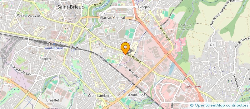 localisation de l'entreprise MONSIEUR GEORGICA-VIOREL VISAN à SAINT-BRIEUC