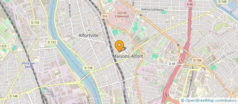 localisation de l'entreprise MONSIEUR GEORGINA KEMENY  MAISONS-ALFORT