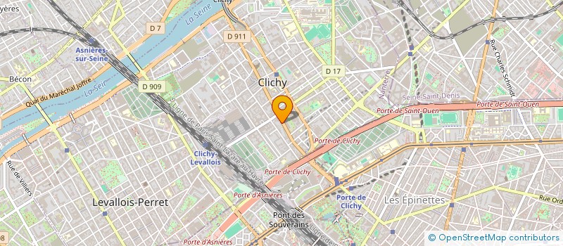localisation de l'entreprise MONSIEUR GEORGIOS ARHODAKIS à CLICHY