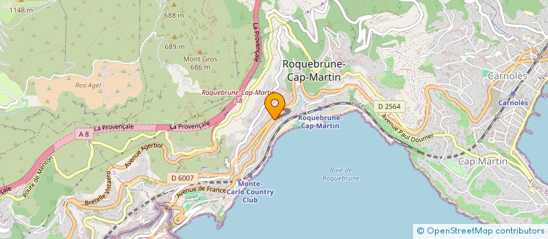 localisation de l'entreprise MONSIEUR GEORGIOS DELAPORTAS à ROQUEBRUNE-CAP-MARTIN