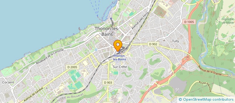 localisation de l'entreprise MONSIEUR GEORGIOS MANIKAKIS à THONON-LES-BAINS