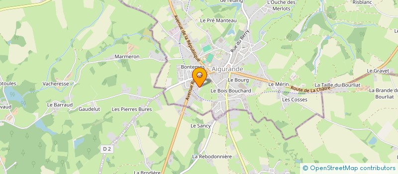 localisation de l'entreprise MONSIEUR GEORGIOS PLATANAKIS à AIGURANDE