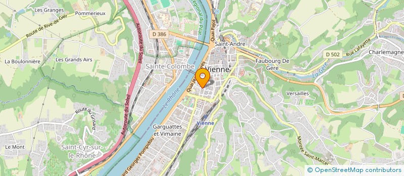 localisation de l'entreprise MONSIEUR GEORGIOS RACHOVITSAS à VIENNE