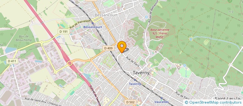 localisation de l'entreprise MONSIEUR GEORGY CHARMANT  TAVERNY