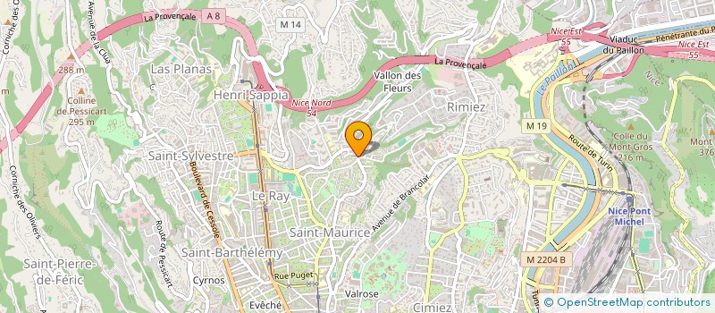 localisation de l'entreprise MONSIEUR GEORGY DETREILLE à NICE