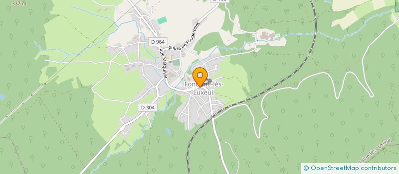 localisation de l'entreprise MONSIEUR GEORGY DURUPT  FONTAINE-LES-LUXEUIL