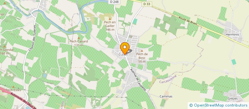 localisation de l'entreprise MONSIEUR GEORGY TOI  CAUX-ET-SAUZENS