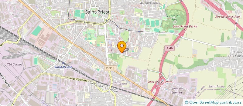 localisation de l'entreprise MONSIEUR GEOSSY NEKIMPESE TANDU  SAINT-PRIEST