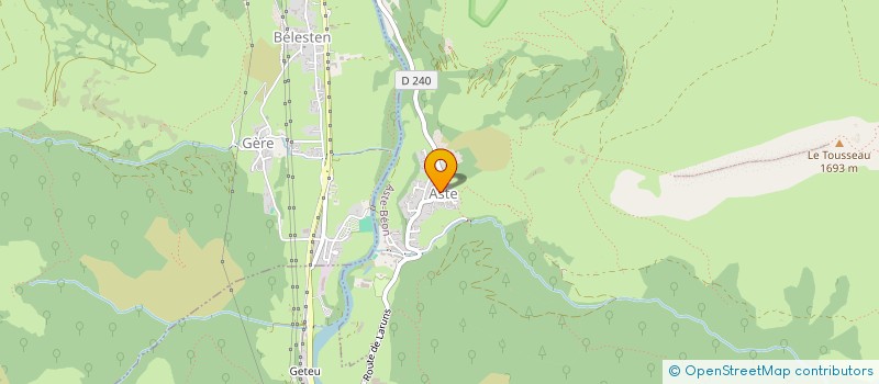 localisation de l'entreprise MONSIEUR GERAD DELAUNAY  ASTE BEON