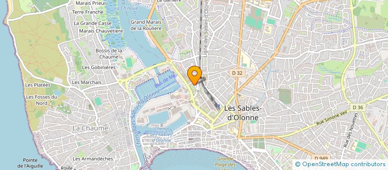 localisation de l'entreprise MONSIEUR GERALD AGESILAS à LES SABLES D'OLONNE