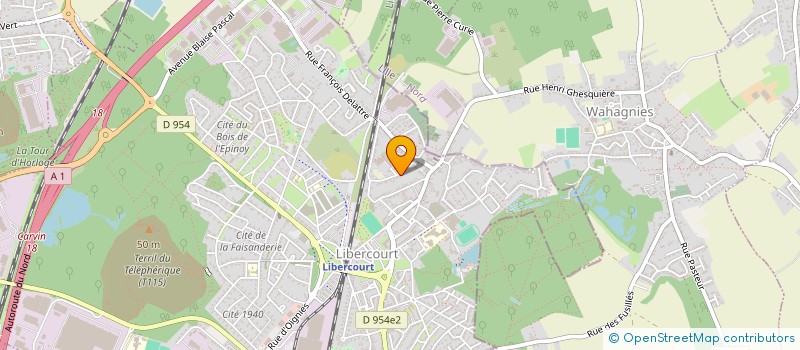 localisation de l'entreprise MONSIEUR GERALD AMAMOU  LIBERCOURT