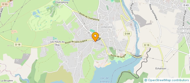 localisation de l'entreprise MONSIEUR GERALD ANTOINE  VILLEREST