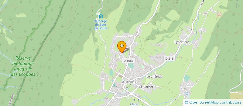 localisation de l'entreprise MONSIEUR GERALD ARIBERT à AUTRANS-MEAUDRE EN VERCORS