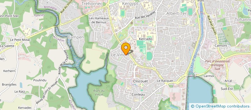 localisation de l'entreprise MONSIEUR GERALD AUGIZEAU à VANNES