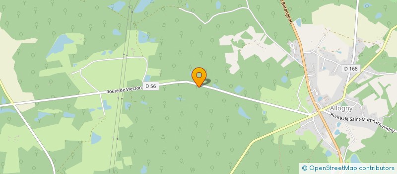 localisation de l'entreprise MONSIEUR GERALD BABIN  ALLOGNY