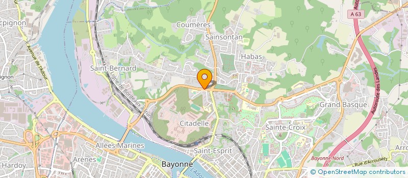 localisation de l'entreprise MONSIEUR GERALD BALAYER à BAYONNE