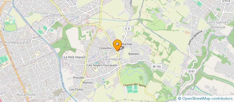 localisation de l'entreprise MONSIEUR GERALD BALDIN  CASTELMAUROU