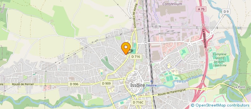 localisation de l'entreprise MONSIEUR GERALD BAPT  ISSOIRE