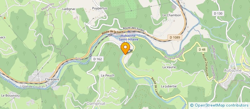 localisation de l'entreprise MONSIEUR GERALD BARATHE  DAMPNIAT