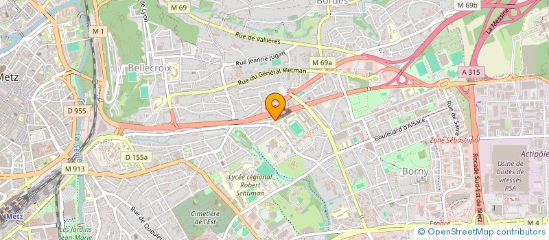 localisation de l'entreprise MONSIEUR GERALD BARBAROT  METZ
