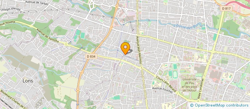 localisation de l'entreprise MONSIEUR GERALD BARRERE  LONS