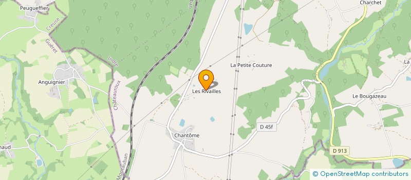 localisation de l'entreprise MONSIEUR GERALD BAUCHE à EGUZON-CHANTOME
